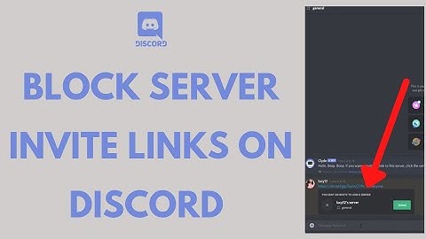 How to Block Server Invite Links on Discord Server |  Block Links & Server Invites on Discord