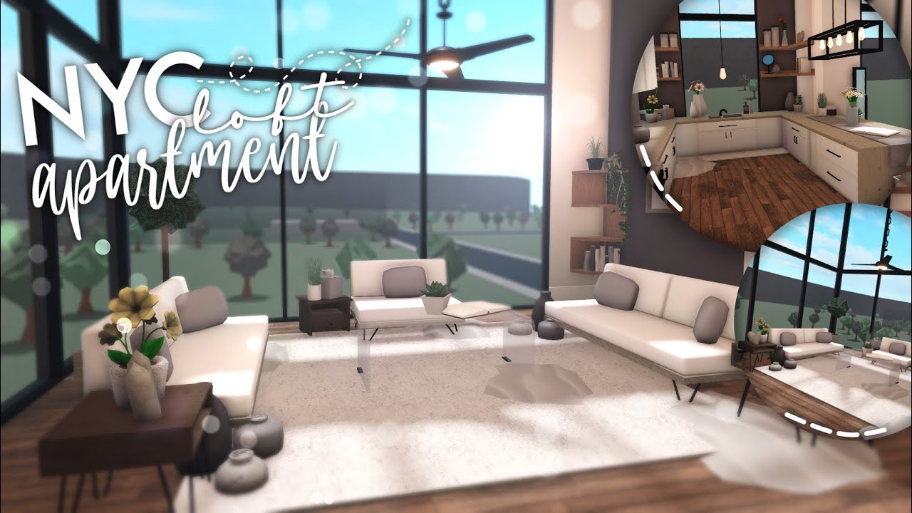 Bloxburg | NYC Loft Apartment | 95k | Speedbuild - YouTube