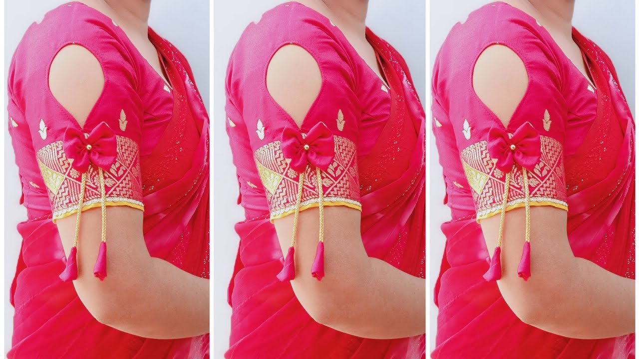 blouse sleeve design cutting and stitching|cut wala baju design | बाजु का डिजाइन | 