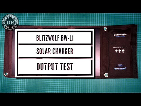 DodgeReviews - Testing BlitzWolf Solar Panel output