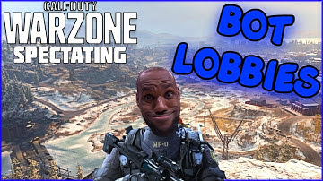 I SPECTATED Actual BOT Lobbies in Warzone