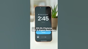 iOS 26.2 Features Part 2: Urgent Reminders #apple #ios26 #ios26features #ios26update #ios26tricks