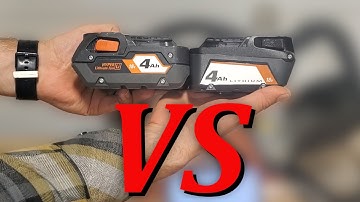 RIDGID 4.0 Ah battery comparison