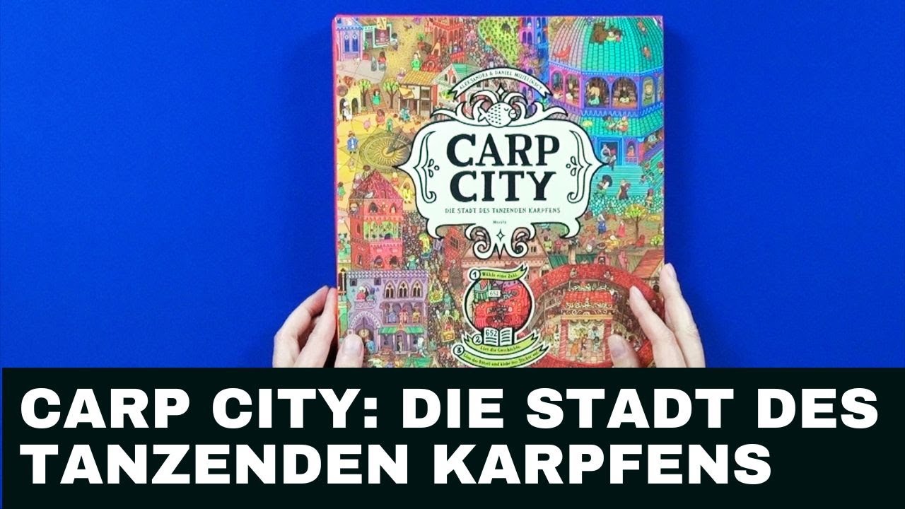 Carp City – Die Stadt des tanzenden Karpfens | Das große Rätsel- und Wimmel-Abenteuer | Review