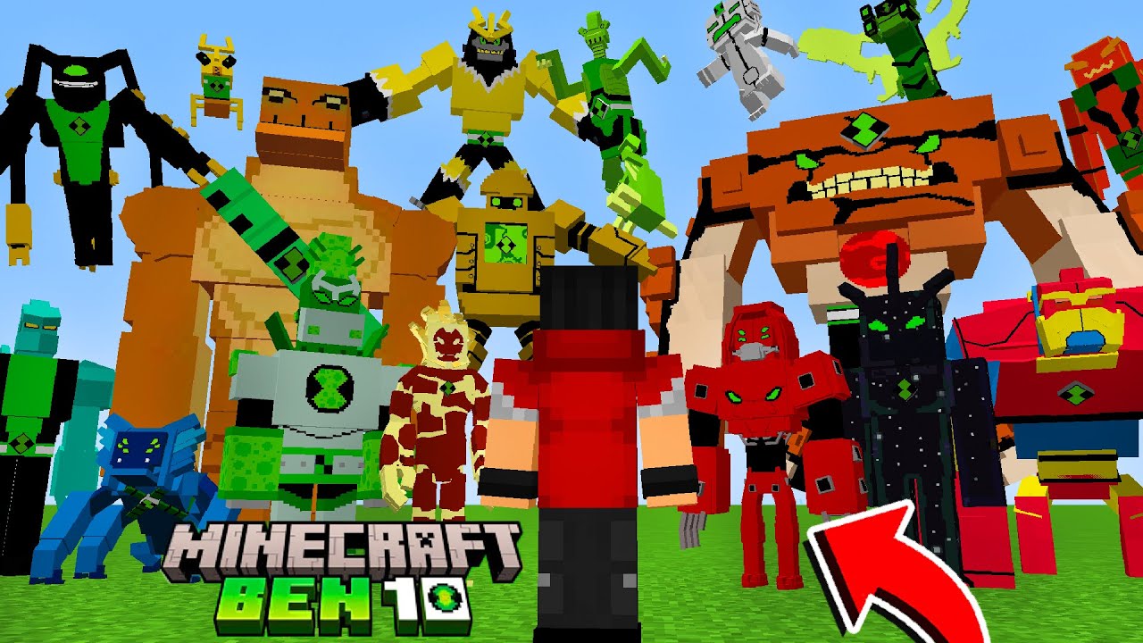 NOVO* ADDON DO BEN 10 SUPREMACIA ALIENIGENA NO MINECRAFT PE ‹‹ P3DRU ›› 