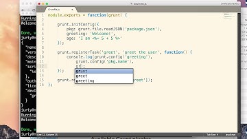 Grunt. Lesson 3: Configuring tasks.
