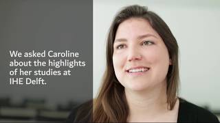 IHE Delft π§ Interview with MSc student Caroline Hackett IHE Delft π§ Interview with MSc student Caroline Hackett