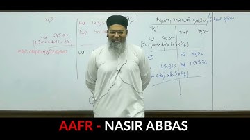 CFAP 01 | Sir Nasir Abbas AAFR | Lecture 23 | June 2024 | Advance Accounting and Financial Reporting