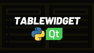 QTableWidget - Python PyQt5 Qt Designer