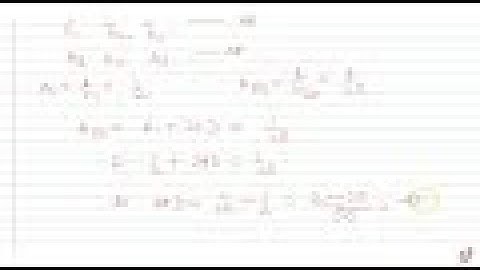 JEE MAINS 2018 Let `a_1, a_2, a_3..........` be in `A.P. and h_1,h_2,h_3.....`,in `H.P.` If `a=2...