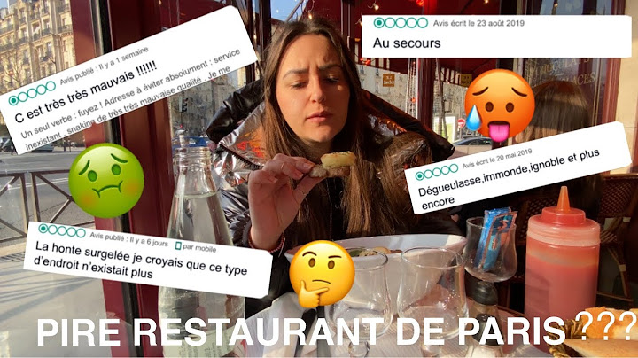 OMG !!! 😱Je teste le pire restaurant de paris et le plus mal noté  🤮