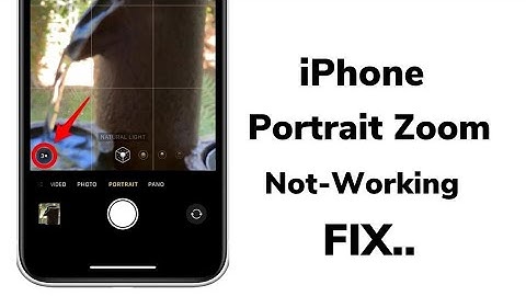 Portrait Zoom Not Working On iPhone How To Fix...? IOS 16 Fix Portrait Camera Not Working
