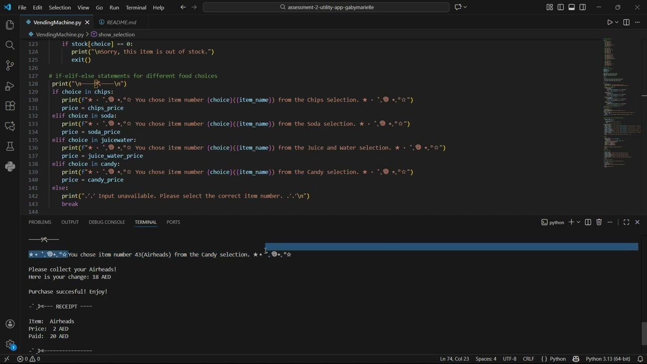 Creative Computing Codelab I Assessment 2 Utility App