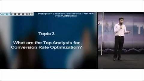 Web Analytics Rendez-Vous 2014 - #3: What are the Top Analysis for Conversion Rate Optimization?