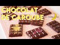 Chocolat de caroube  chocolat blanc cru 