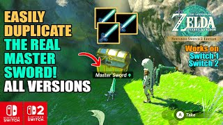 The FASTEST Master Sword Duplication Glitch for ALL VERSIONS of Tears of the Kingdom 1.0.0–1.4.3