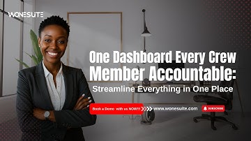 One Dashboard  Every Crew Member Accountable