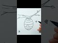 How to draw Beehive #shorts
