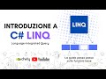 LINQ in C# 1/7 - Introduzione a LINQ e come si filtra una List di numeri interi