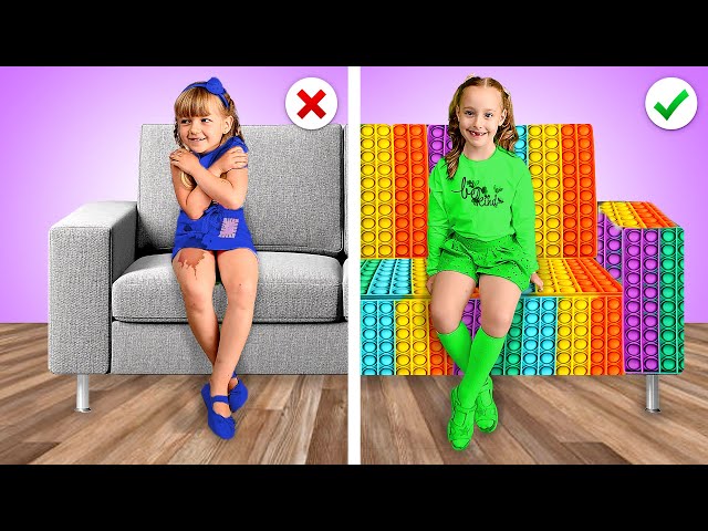 Rich Vs Poor Parenting Hacks! || Parenting Tips, Life Hacks by Zoom GO! class=