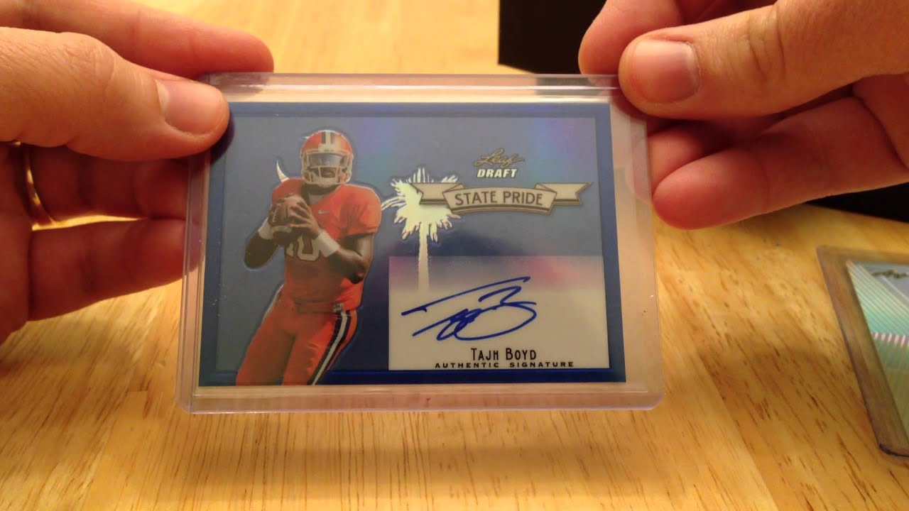2014 Leaf Metal Draft Football Card Box Break YouTube
