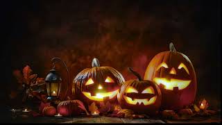 Creepy Woods with Glowing Pumpkins | Halloween Ambience (10 Hours)