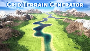Grid Terrain Generator - Asset for Unreal Engine 5