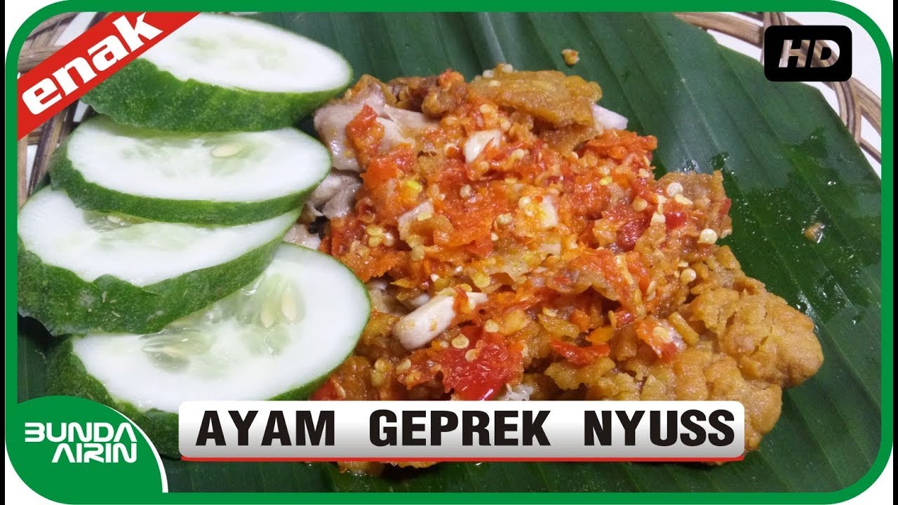 Cara Membuat Ayam Geprek Mercon Extra Pedas - Sambal 