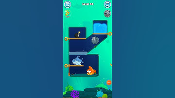 Fish Rescue pull the pin puzzle Level 50 walkthrough Gameplay android Mobile