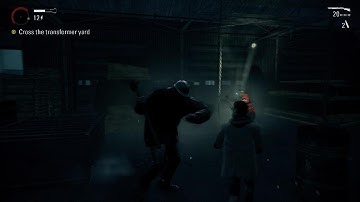 Alan Wake Remastered - Transformer Yard - PS5 Gameplay