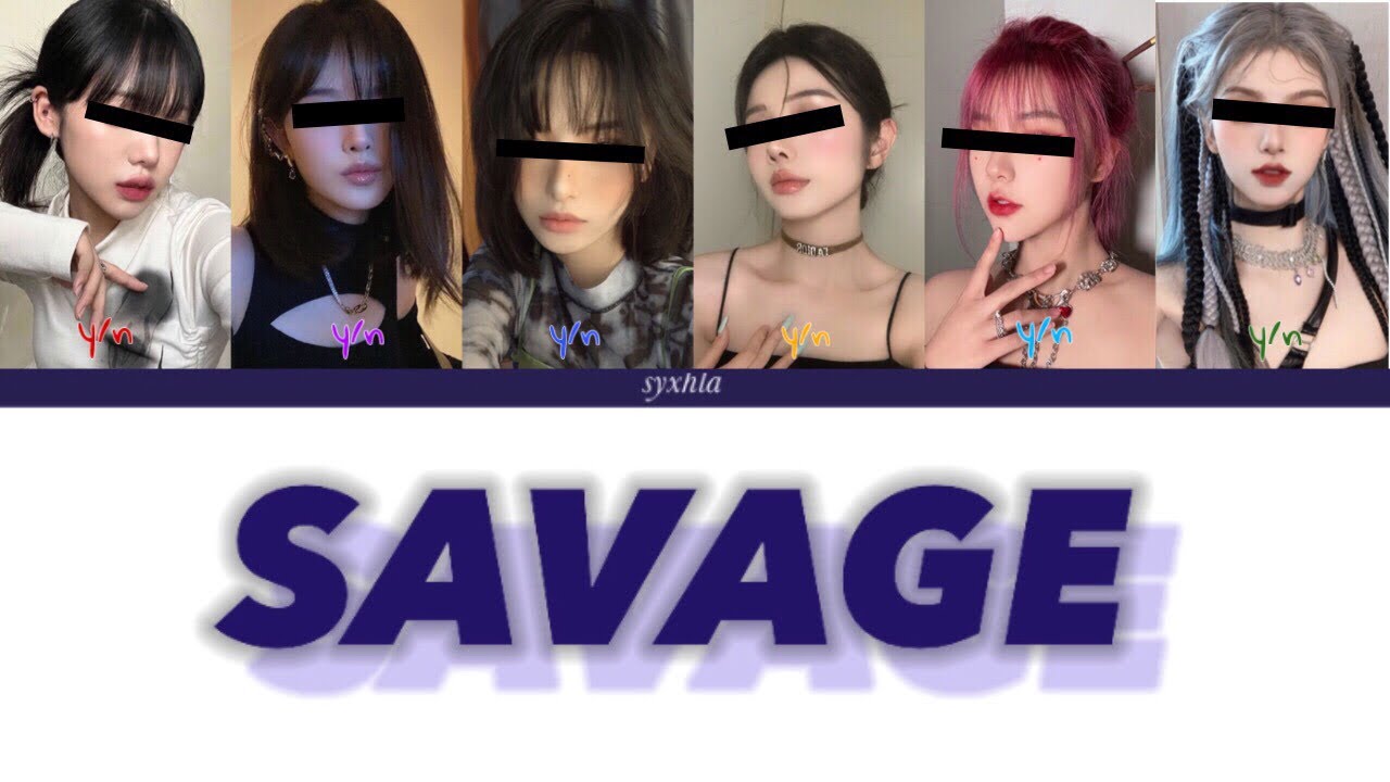 Your Girl Group (6 Members) Aespa-Savage || Color Coded Lyrics
