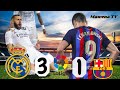 Real madrid 3  1 fc barcelona extended highlights