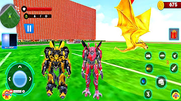 Robot Araba Oyunları #23 - Optimus Multiple Transformation Jet Robot 2020 - Android Gameplay