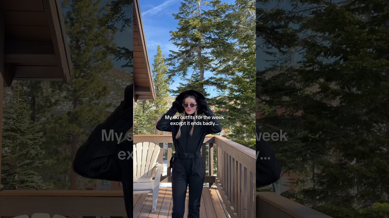 Мне так и не удалось надеть свой розовый лыжный костюм 😭 