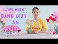 #Cách Làm Hoa#ThuVan#Cách làm hoa baby bằng giấy ăn