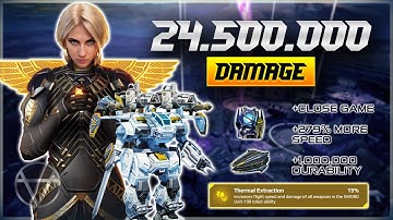 24.5 Million DAMAGE – Sword Unit w/ NEW Shani Pilot | War Robots Gameplay