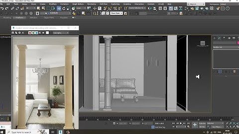 3DsMax Tutorials, Learn 3D Modeling a  Modern Interior Design from Scratch in 3dsmax ( Part 3)