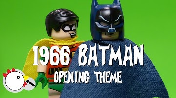 BATMAN 1966 OPENING THEME by Cheep Jokes - LEGO Stop Motion Video