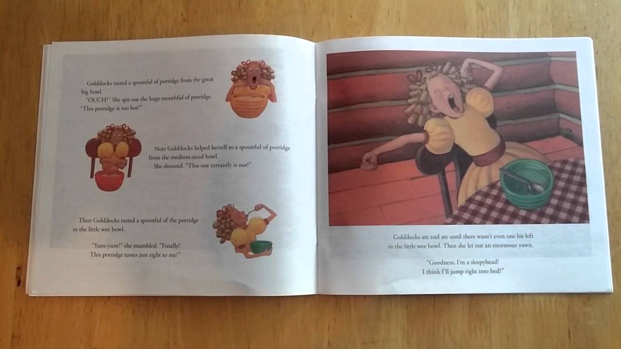 Goldilocks and the Three Bears by Carolyn Buehner - YouTube
