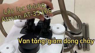 Lắp lọc thùng Atman AT-3336S 10W 760L/H dùng cho hồ 60-90cm