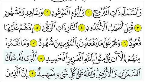 سورة البروج 8 -10