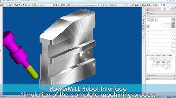 COMET Project - machining hard steel using PowerMILL Robot & Yaskawa Motoman robot