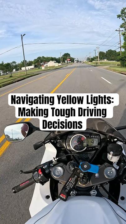 Navigating Yellow Lights: Making Tough Driving Decisions
