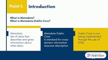 IMD223 ( METADATA-DUBLIN CORE)