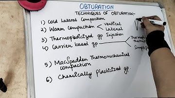 obturation of root canal lecture