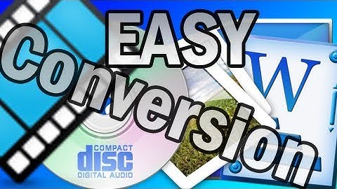 Extremely EASY File Conversion - Format Factory and Zamzar.com