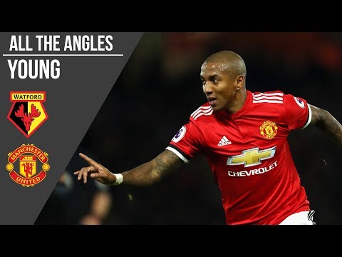 Ashley Young v Watford Goal | All The Angles | Manchester United