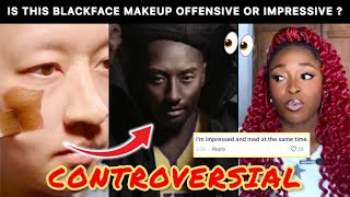 ASIAN WOMAN DOES  BLACK FACE TO HONOR KOBE BRYANT