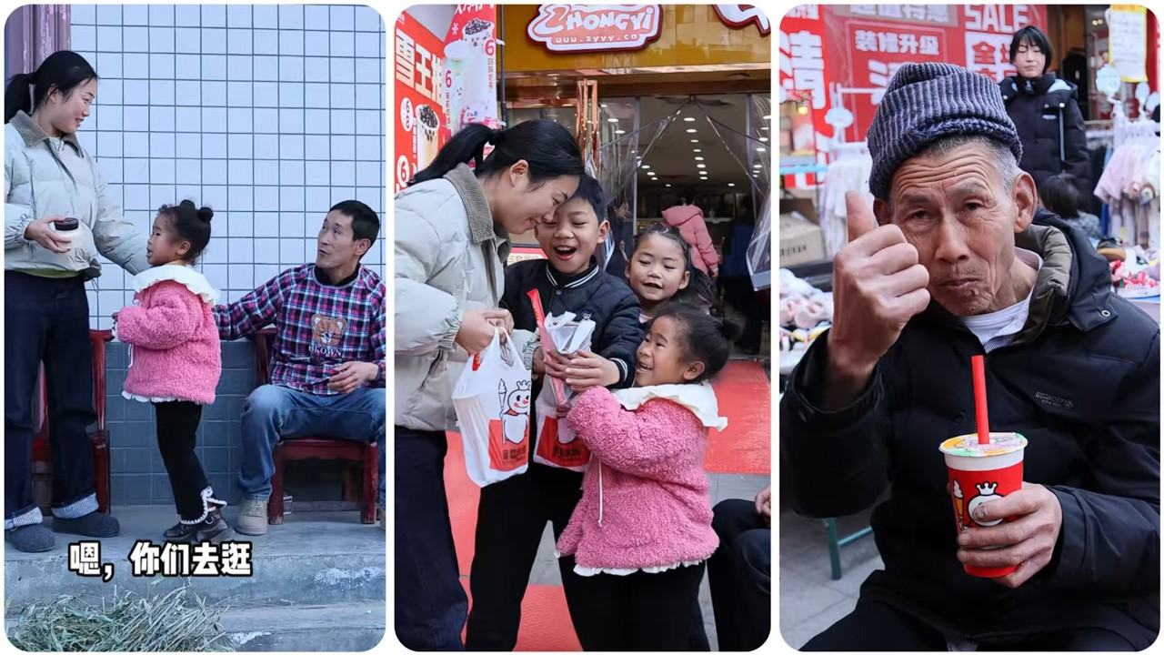 New Year Is Almost Here! A City Stroll with Fei’er & Her Grandpa 🧧🏙️