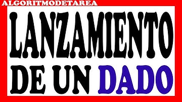 Realice un algoritmo que simule el lanzamiento de un dado